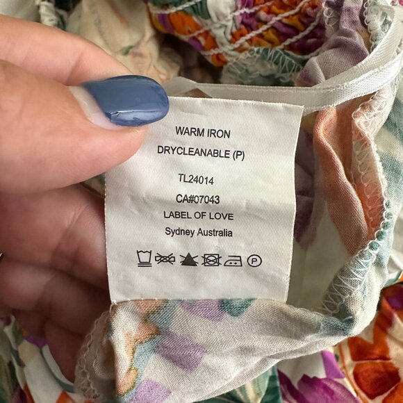 2/$30 Label of Love Hawaiian Floral Print Palazzo Pull on Trouser M #A0488 TRB3 - Picture 8 of 9